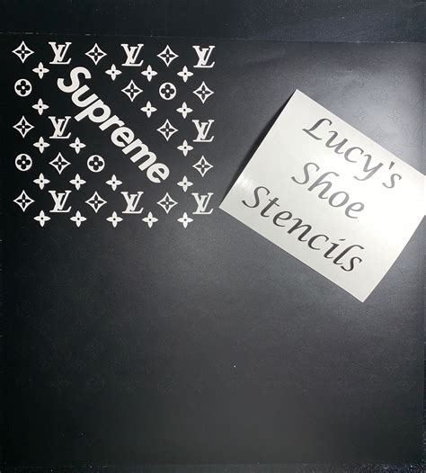 louis vuitton x supreme stencil|louis vuitton stencils for painting.